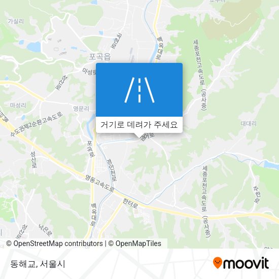동해교 지도