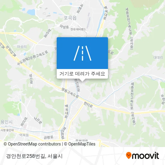 경안천로258번길 지도