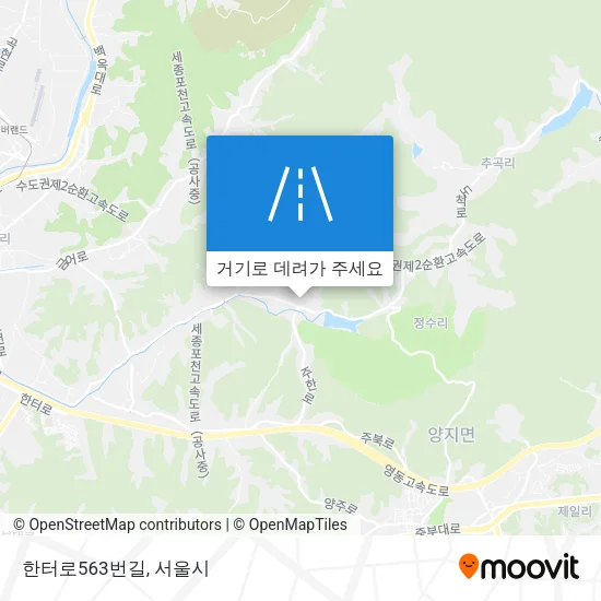 한터로563번길 지도