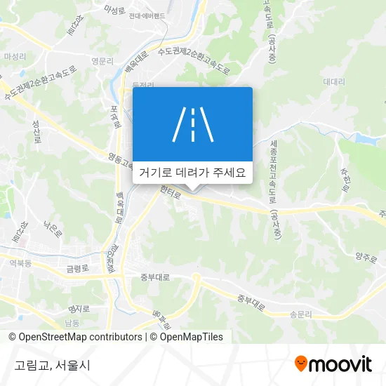 고림교 지도