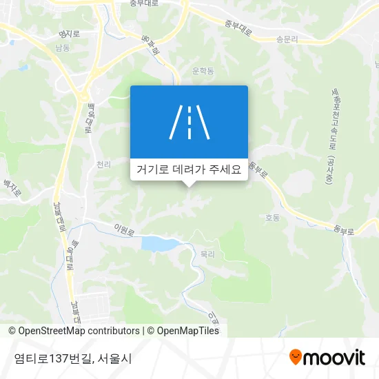 염티로137번길 지도