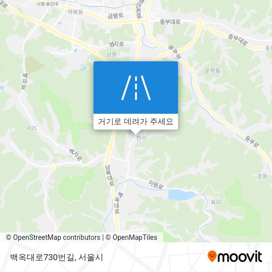 백옥대로730번길 지도