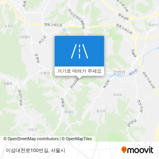 이섭대천로100번길 지도