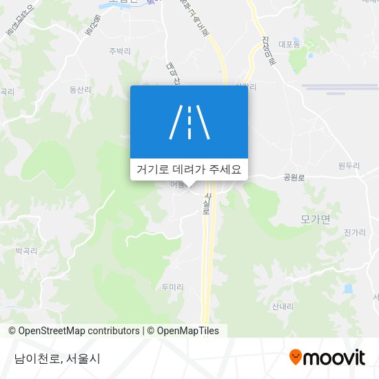 남이천로 지도