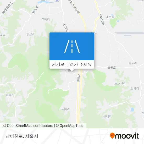 남이천로 지도