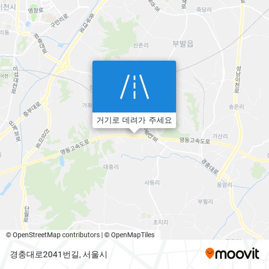 경충대로2041번길 지도