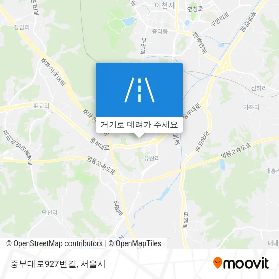중부대로927번길 지도