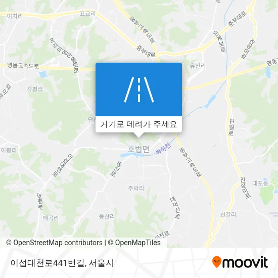 이섭대천로441번길 지도