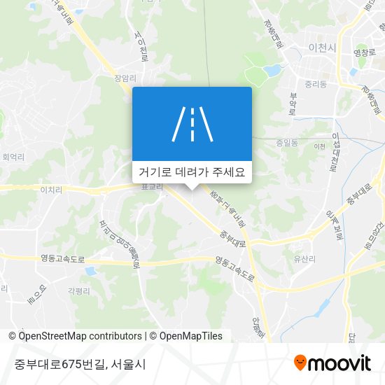 중부대로675번길 지도