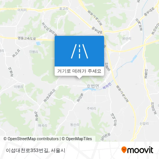이섭대천로353번길 지도