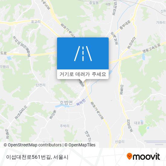 이섭대천로561번길 지도