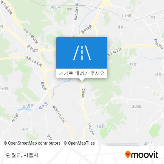 단월교 지도