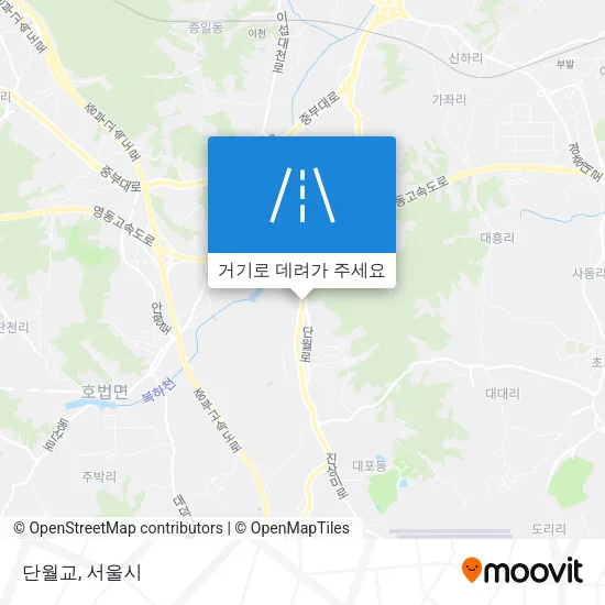 단월교 지도