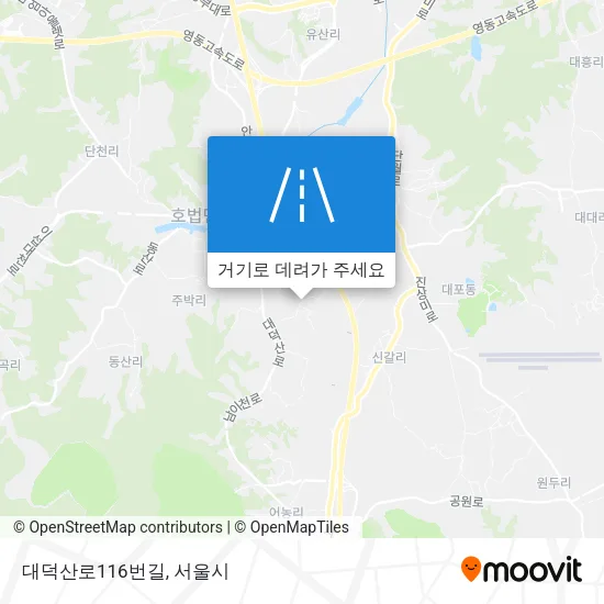 대덕산로116번길 지도