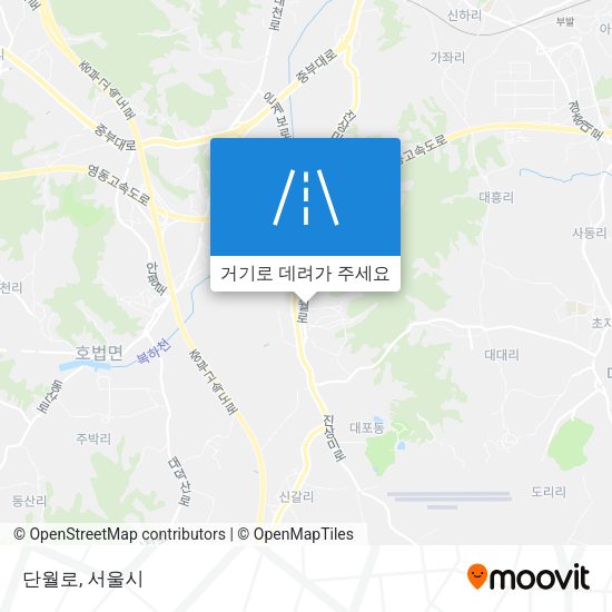 단월로 지도