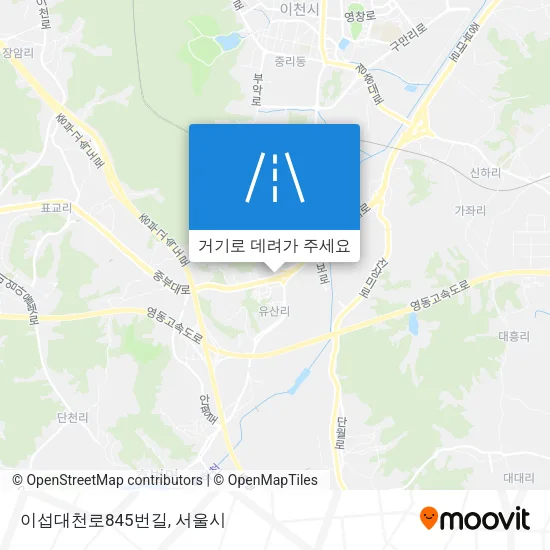 이섭대천로845번길 지도