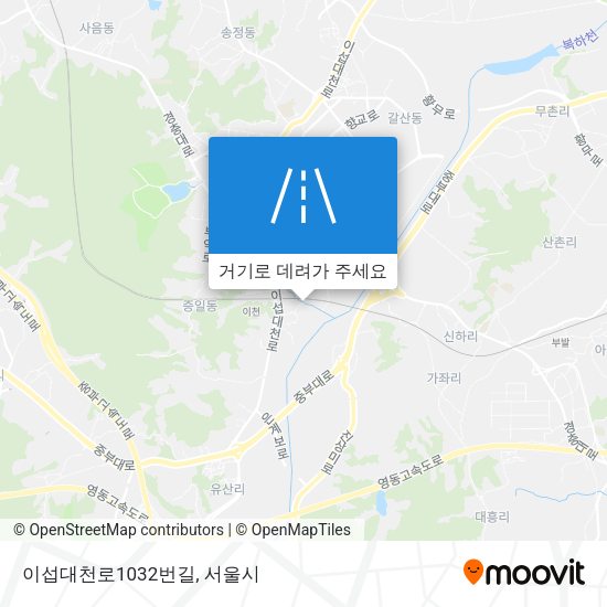 이섭대천로1032번길 지도