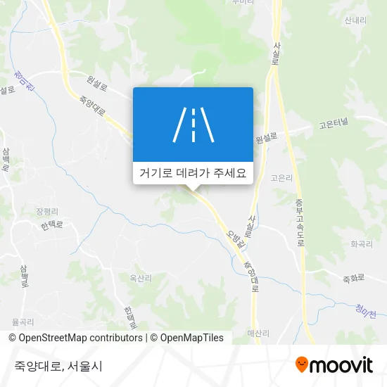 죽양대로 지도