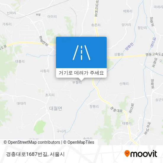 경충대로1687번길 지도
