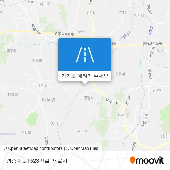 경충대로1623번길 지도