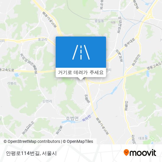 안평로114번길 지도