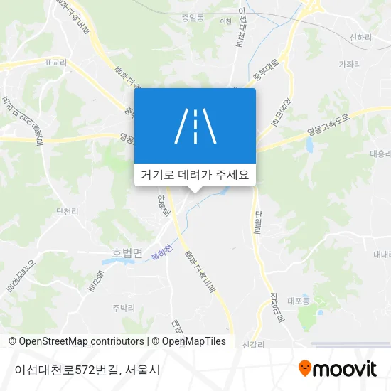 이섭대천로572번길 지도