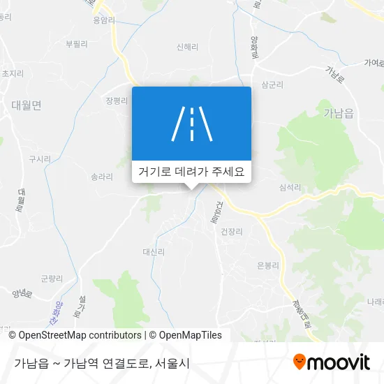 가남읍 ~ 가남역 연결도로 지도