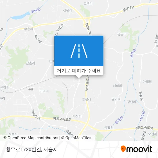 황무로1720번길 지도