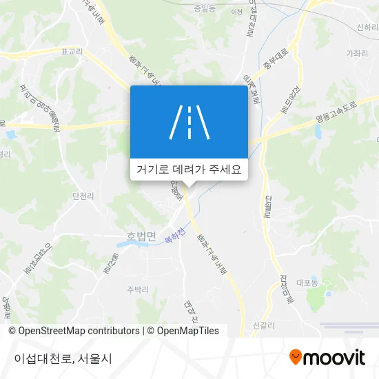 이섭대천로 지도
