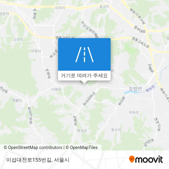 이섭대천로155번길 지도