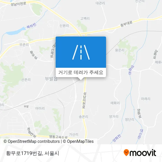 황무로1719번길 지도