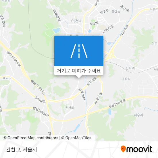 건천교 지도