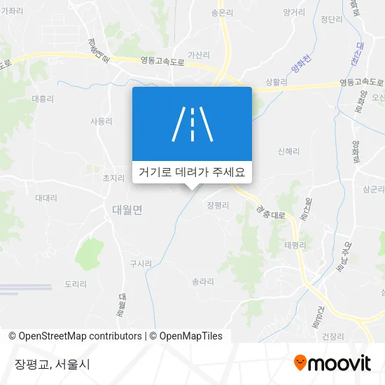 장평교 지도