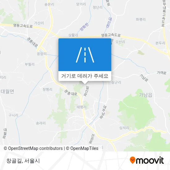 창골길 지도
