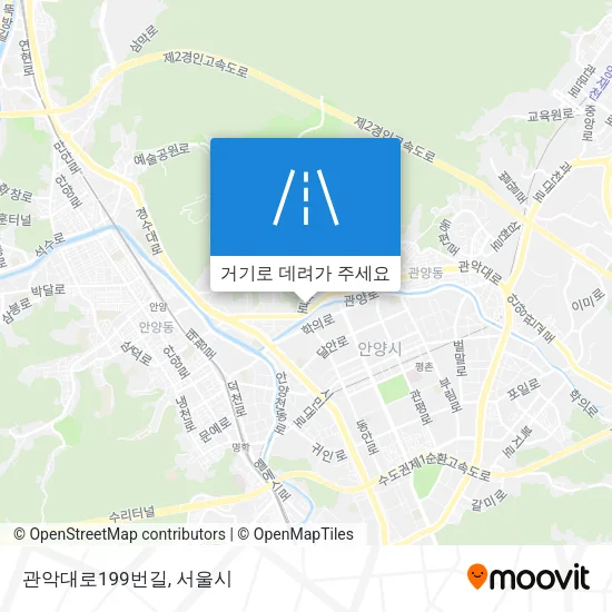 관악대로199번길 지도