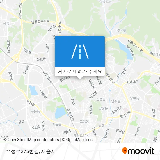수성로275번길 지도