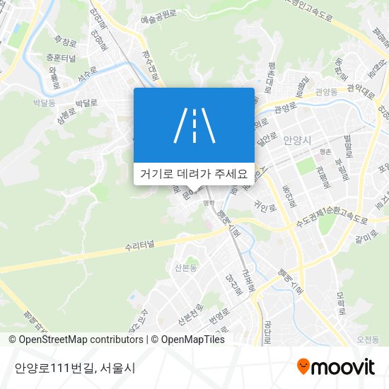 안양로111번길 지도