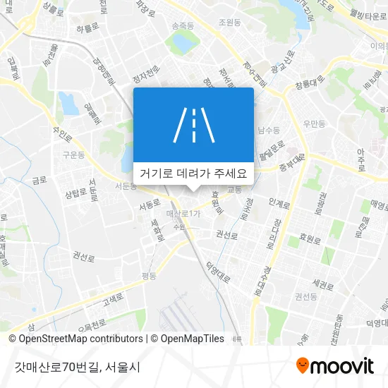 갓매산로70번길 지도