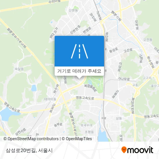 삼성로20번길 지도