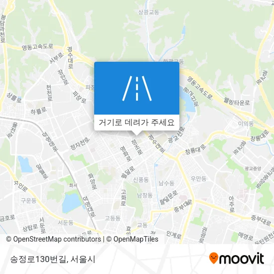 송정로130번길 지도