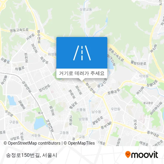 송정로150번길 지도