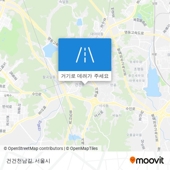 건건천남길 지도