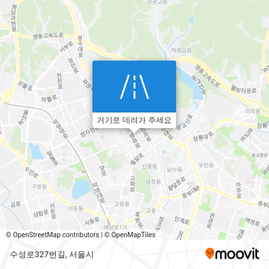 수성로327번길 지도