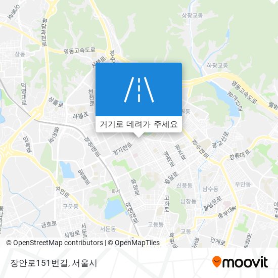 장안로151번길 지도