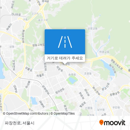 파장천로 지도