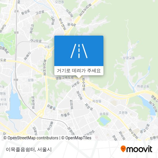 이목졸음쉼터 지도