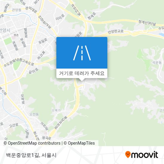 백운중앙로1길 지도