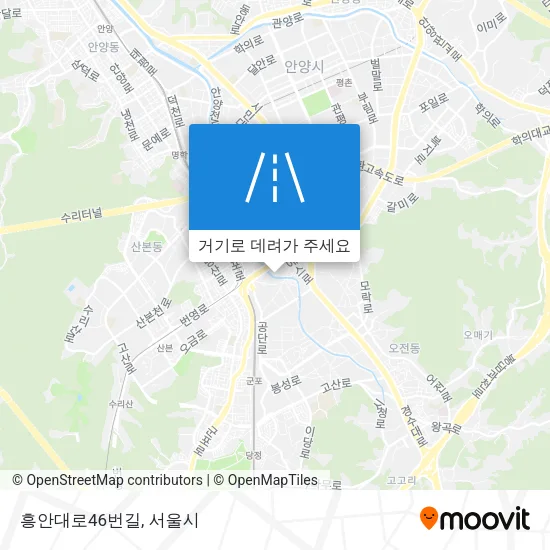 흥안대로46번길 지도