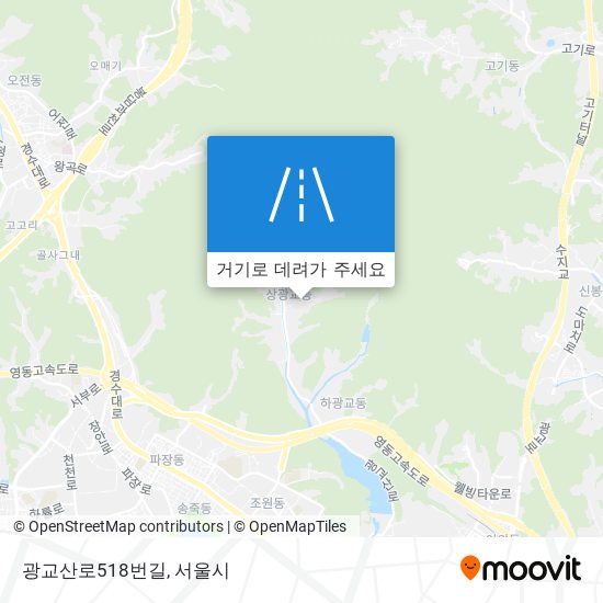 광교산로518번길 지도