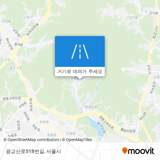 광교산로518번길 지도